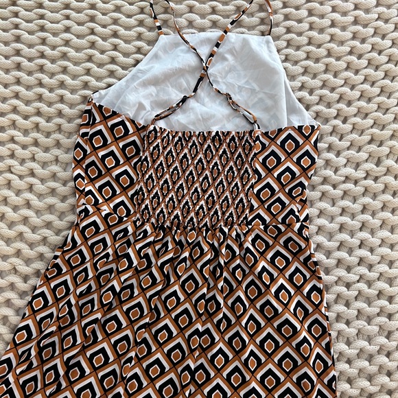 Spaghetti Strap Paisley Print Dress - Picture 4 of 4